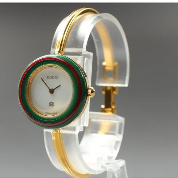 Stunning Gucci RARE VINTAGE watch 14k Gold Plated - Picture 1 of 7